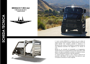 Véhicules communaux multi-usages à diesel diesel Bremach Trex 35.3/4