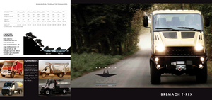 Véhicules communaux multi-usages à diesel diesel Bremach Trex 35.3/4