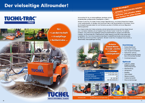 Véhicules communaux multi-usages à diesel diesel Tuchel Trio