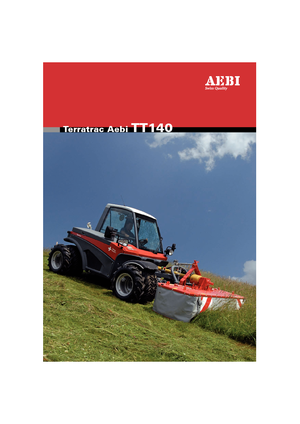 Véhicules communaux multi-usages à diesel diesel Aebi TT 140