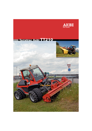 Véhicules communaux multi-usages à diesel diesel Aebi TT 210