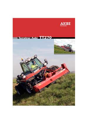 Véhicules communaux multi-usages à diesel diesel Aebi TT 270