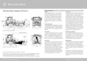 Véhicules communaux multi-usages à diesel diesel Unimog U 20