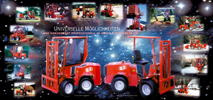 Véhicules communaux multi-usages à diesel diesel Grünig Uni Truck 4 W 905