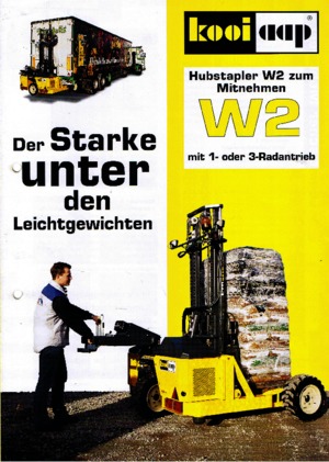 Chariots élévateurs  embarqués diesel Kooi-Aap W 2-3 V