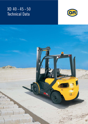 Chariots élevateurs frontaux diesel OM XD 40