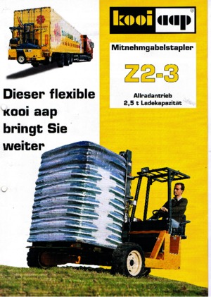 Chariots élévateurs  embarqués diesel Kooi-Aap Z 2-3