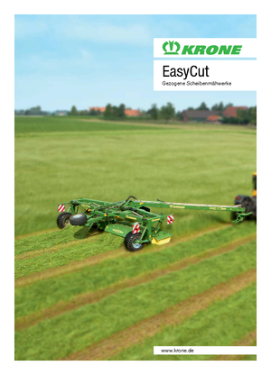 Faucheuse à disque traîné avec conditionneur Krone EasyCut 6210 CV