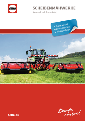 Faucheuse à disque traîné avec conditionneur Fella SM 3575 TRANS-RC