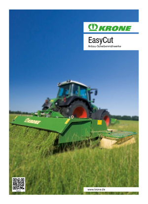 Faucheuse à disque traîné avec conditionneur Krone EasyCut 320