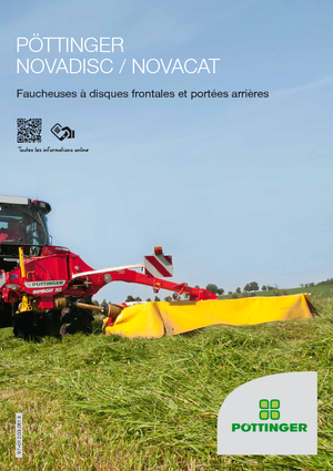 Faucheuses  arrières disques sans conditionneurs Pöttinger NovaCat 402