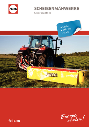 Faucheuses  arrières disques sans conditionneurs Fella SM 208 InLine