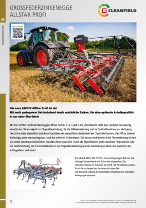 Herse à disques en zinc Saphir AllStar 401 Profi 