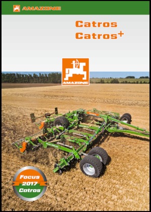 Herse à disques en zinc Amazone Catros+ 5002-2TS