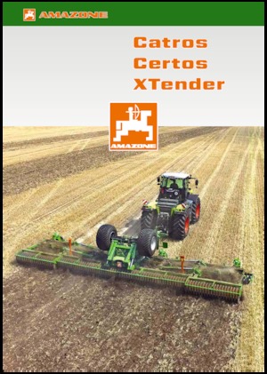 Herse à disques en zinc Amazone Catros XL 3003 