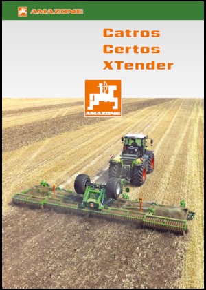 Herse à disques en zinc Amazone Catros XL 3003 