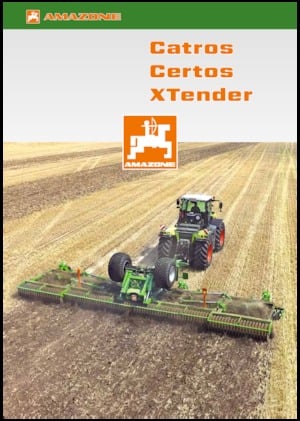 Herse à disques en zinc Amazone Catros XL 3003 