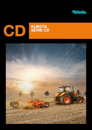 Herse à disques en zinc Kubota CD2500T
