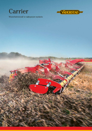 Herse à disques en zinc Väderstad Carrier X 425