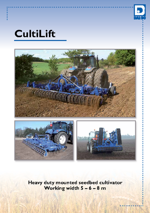 Herse à disques en zinc DAL-BO CultiLift 500