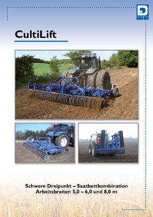 Herse à disques en zinc DAL-BO CultiLift 500