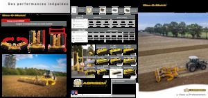 Herse à disques en zinc Agrisem Disc-O-Mulch Gold 6.00