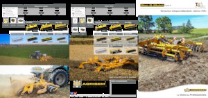 Herse à disques en zinc Agrisem Disc-O-Mulch R 6.00