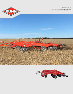 Herse à disques en zinc Kuhn Excelerator 8005-50