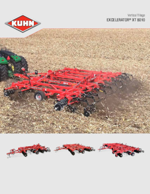 Herse à disques en zinc Kuhn Excelerator 8010-25