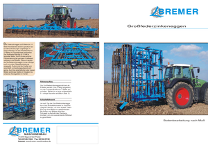 Herse à disques en zinc Bremer GFSI 7