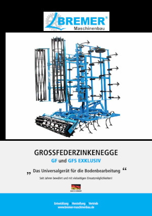 Herse à disques en zinc Bremer GFS 12