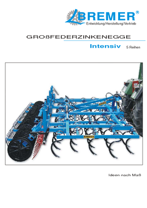 Herse à disques en zinc Bremer GFSI 6 S