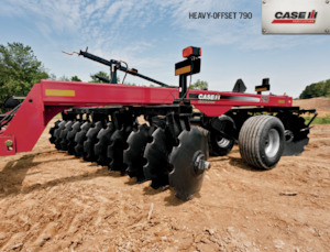 Herse à disques en zinc Case IH Heavy-Offset 790
