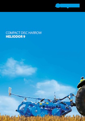 Herse à disques en zinc Lemken Heliodor 9/350