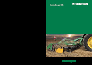 Herse à disques en zinc Kerner Helix H 550