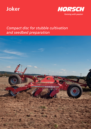 Herse à disques en zinc Horsch Joker 10 RT
