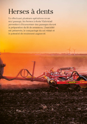 Herse à disques en zinc Väderstad NZ Mounted 500