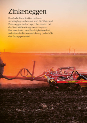 Herse à disques en zinc Väderstad NZ Mounted 500