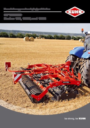 Herse à disques en zinc Kuhn Optimer 403