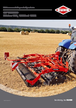 Herse à disques en zinc Kuhn Optimer 4003