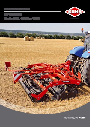 Herse à disques en zinc Kuhn Optimer 4003