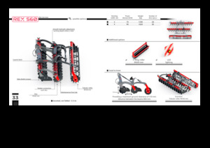 Herse à disques en zinc Expom® Rex 560
