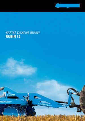 Herse à disques en zinc Lemken Rubin 12/500 KUA