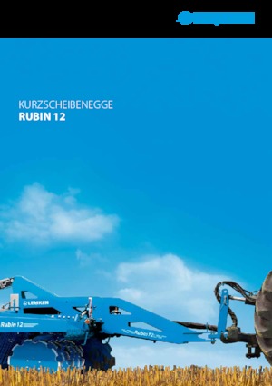 Herse à disques en zinc Lemken Rubin 12/500 KUA