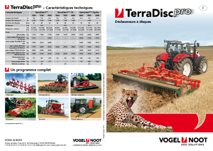 Herse à disques en zinc Vogel & Noot TerraDisc 500 Hydro