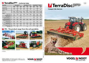 Herse à disques en zinc Vogel & Noot TerraDisc 500 Hydro