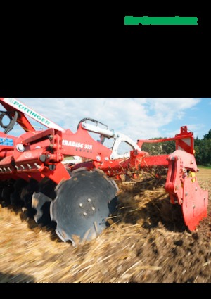 Herse à disques en zinc Pöttinger Terradisc 3001