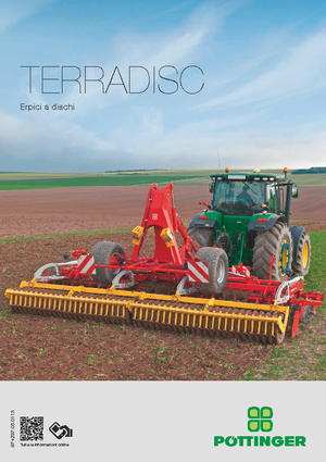 Herse à disques en zinc Pöttinger Terradisc  5001 T