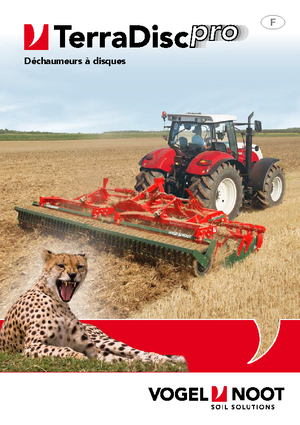 Herse à disques en zinc Vogel & Noot TerraDisc pro 300