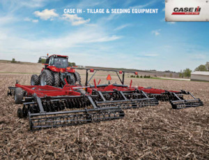 Herse à disques en zinc Case IH True-Tandem 370 33.9